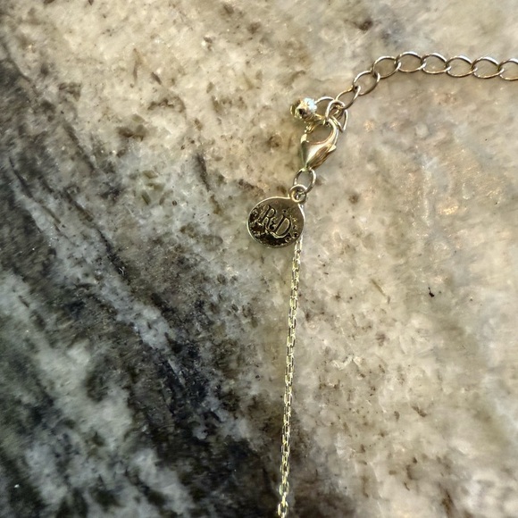 Rae Dunn "A" gold plated necklace - Picture 2 of 3